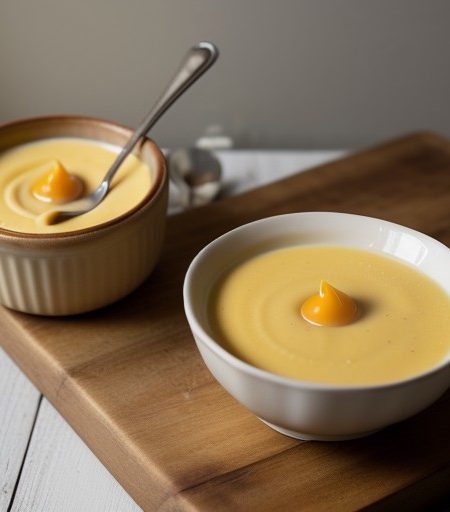 Orange Custard Sauce recipe image