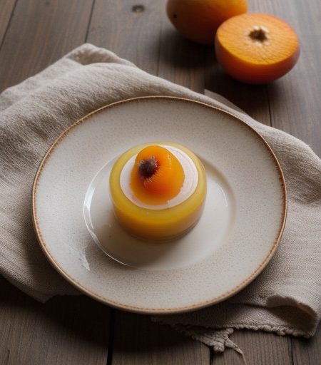 Orange Dessert Ring With Fruit recipe image