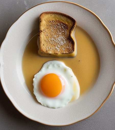 Orange French Toast With Honey Yogurt Sauce recipe image