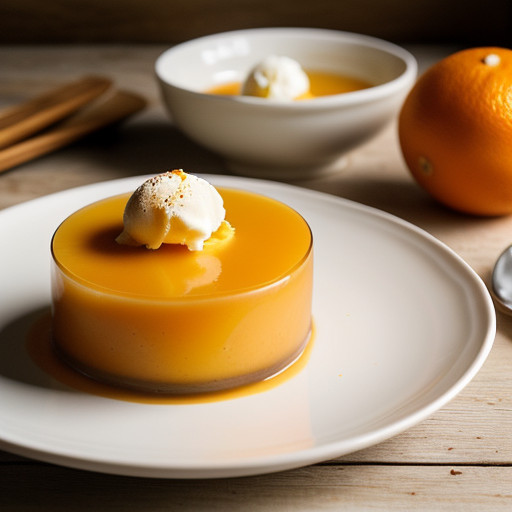 Orange Gelatin Dessert recipe image