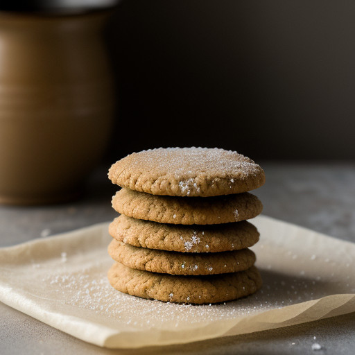 Orange Ginger Sugar Passover Cookies recipe image