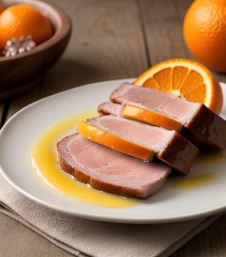 Orange-Glazed Ham recipe image