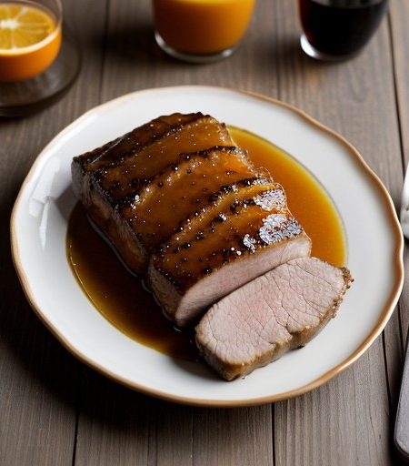 Orange-Glazed Pork Loin recipe image