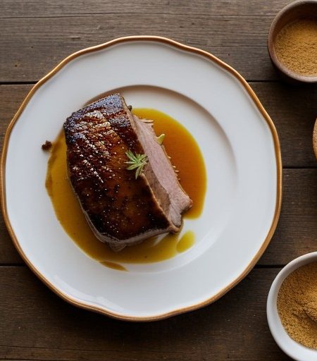 Orange Glazed Pork Roast recipe image