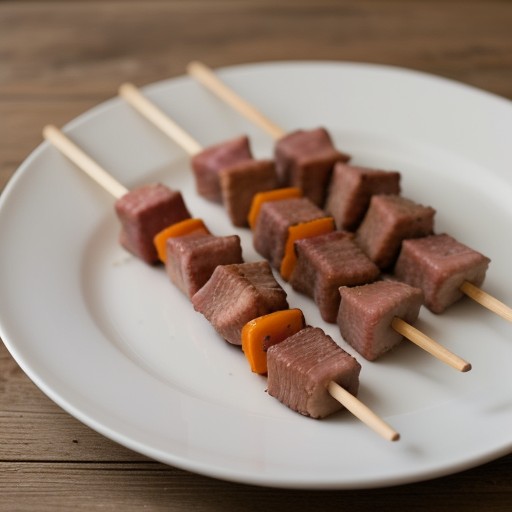 Orange Ham Kabobs recipe image