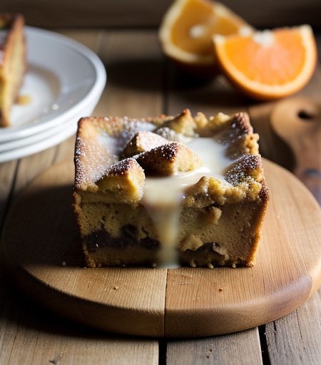 Orange & Honey Bread Pudding recipe image