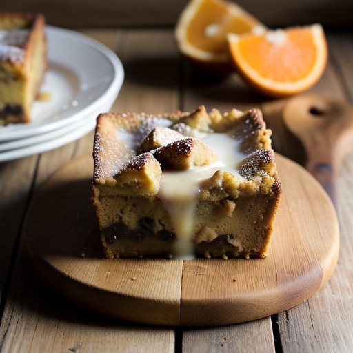 Orange & Honey Bread Pudding recipe image