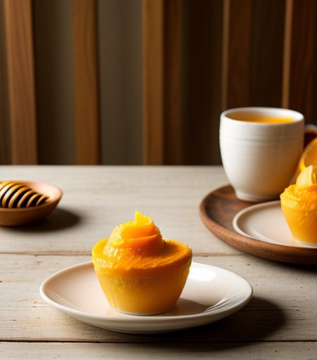 Orange Honey Sorbet in Orange Cups recipe image