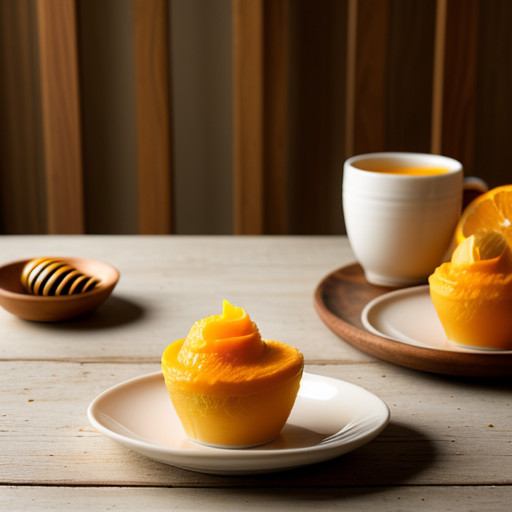 Orange Honey Sorbet in Orange Cups recipe image