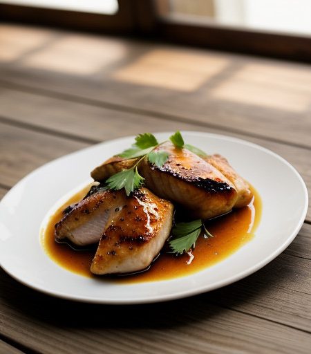 Orange Honeyed Chicken recipe image