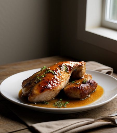 Orange Honeyed Chicken recipe image