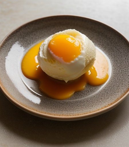 Orange Ice Cream recipe image
