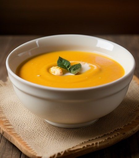 Orange Mango Soup recipe image