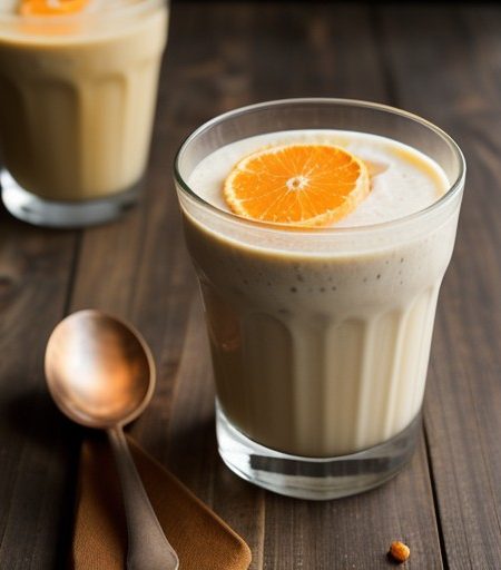 Orange Milk Shake recipe image