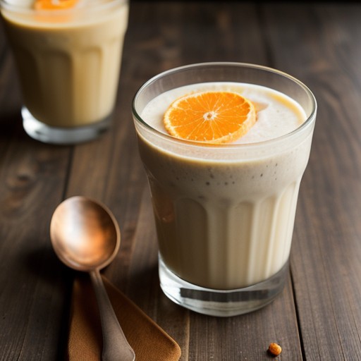 Orange Milk Shake recipe image