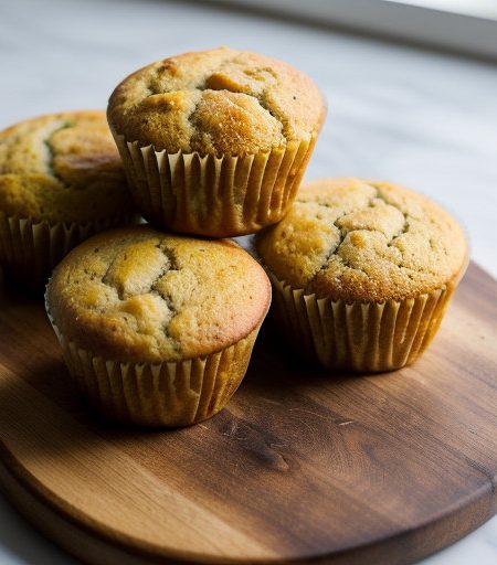 Orange Muffins With Smoked Turkey recipe image