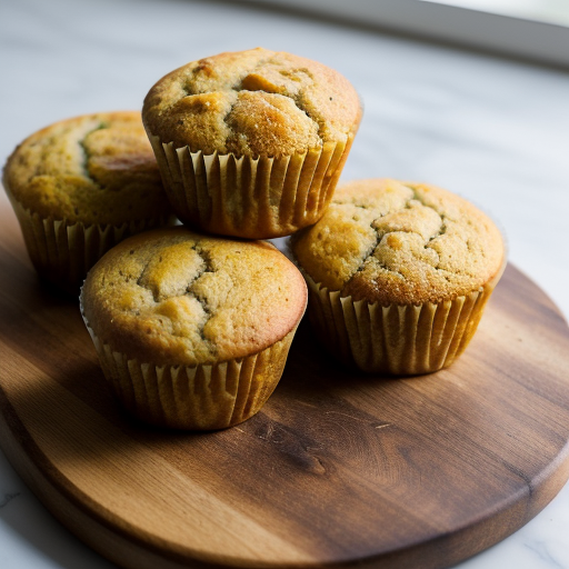 Orange Muffins With Smoked Turkey recipe image