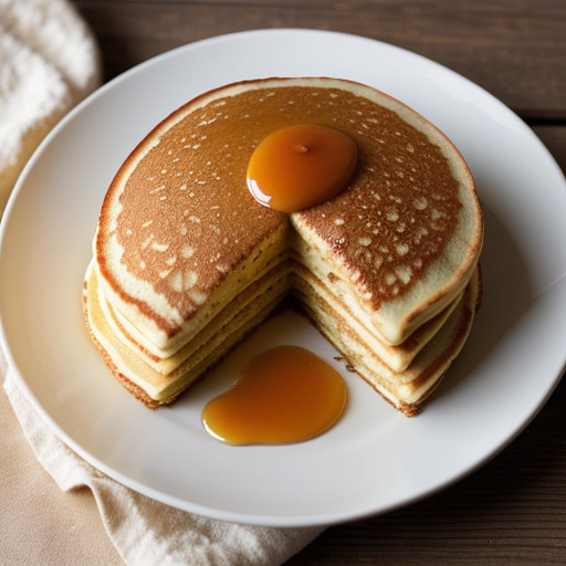 Orange Pancakes With Orange Sauce recipe image