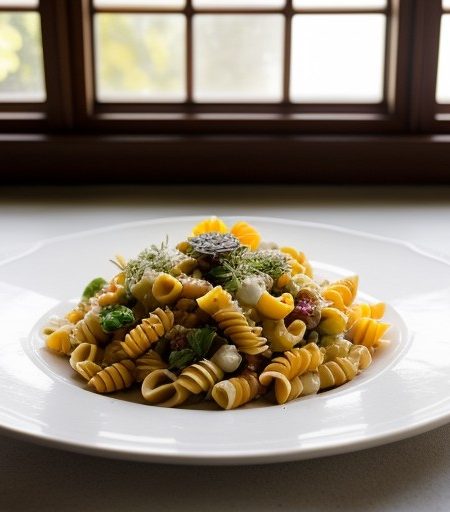 Orange Pasta Salad recipe image