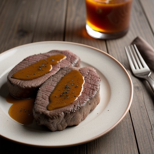 Orange Pepper Steaks recipe image