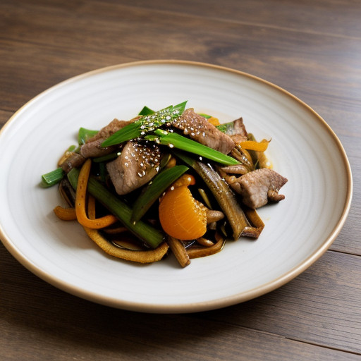 Orange Pork Stir-Fry recipe image