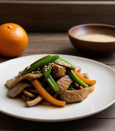 Orange Pork Stir-Fry recipe image
