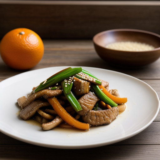 Orange Pork Stir-Fry recipe image
