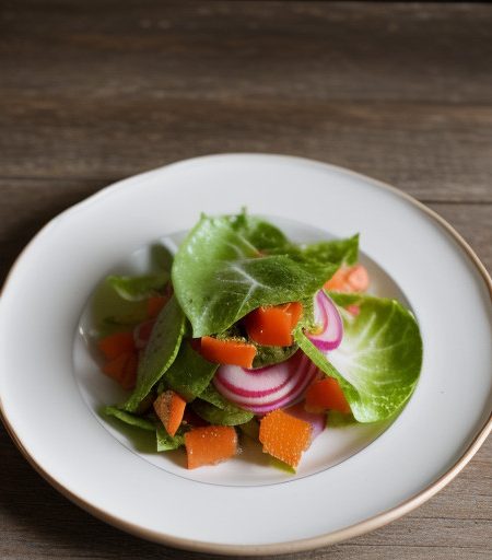 Orange~ Red Pepper~ Radish & Red Onion Sala recipe image