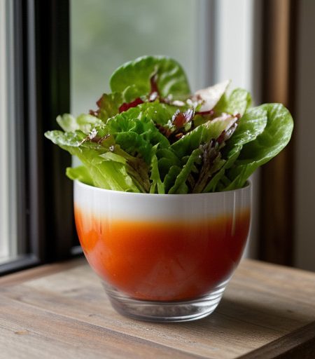 Orange Red Pepper Radish & Red Onion Salad recipe image