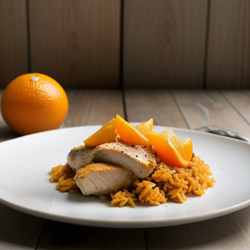 Orange Rice With Chicken recipe image