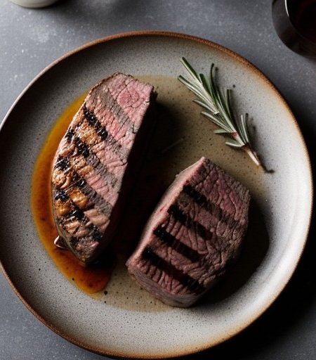 Orange-Rosemary Steaks recipe image
