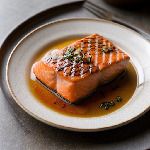 Orange Salmon Steaks recipe image