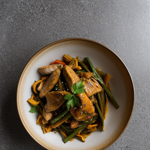 Orange-Sauced Chicken Stir-Fry recipe image