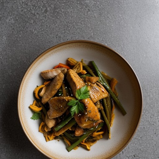 Orange-Sauced Chicken Stir-Fry recipe image