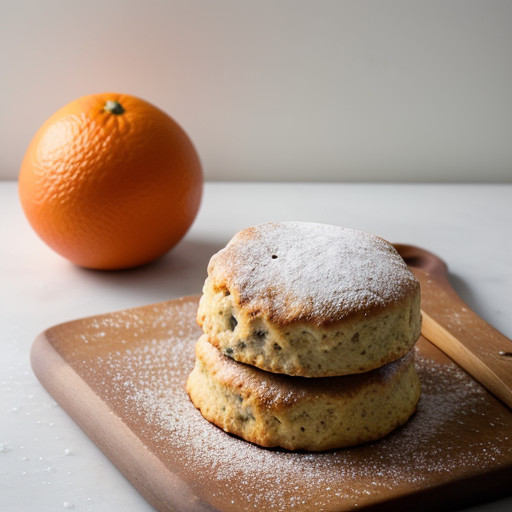 Orange Scones With Raspberry Filling recipe image