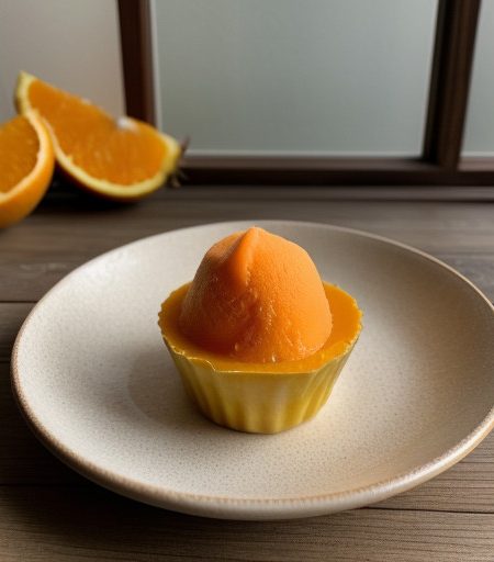 Orange Sherbet-Fruit Mold recipe image