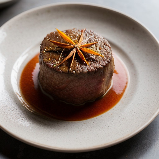 Orange Spiced Beef Tenderloin W/ Confetti Ric recipe image