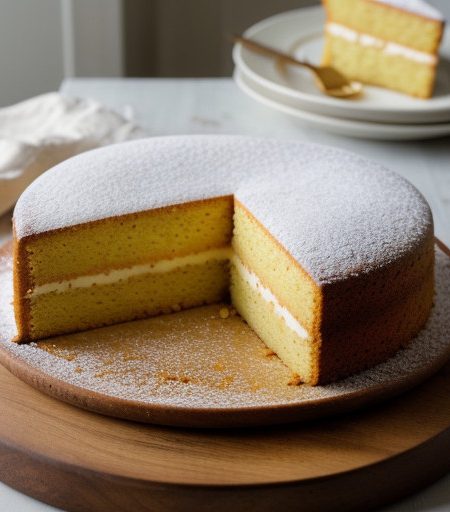 Orange Sponge Cake recipe image