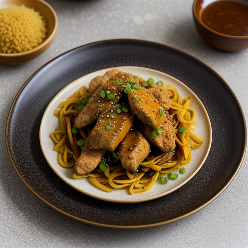 Orange Stir-Fried Chicken recipe image