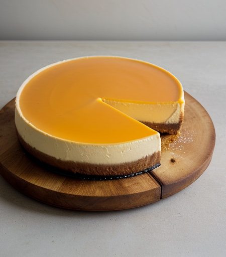 Orange Upside-Down Cheesecake recipe image