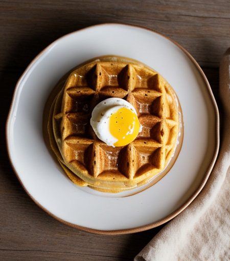 Orange Waffles recipe image