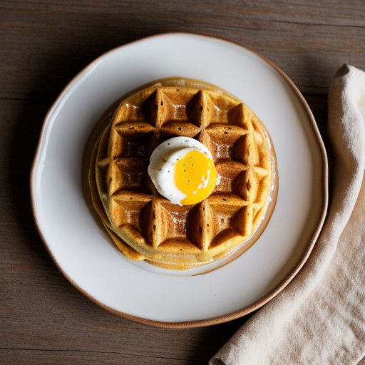 Orange Waffles recipe image