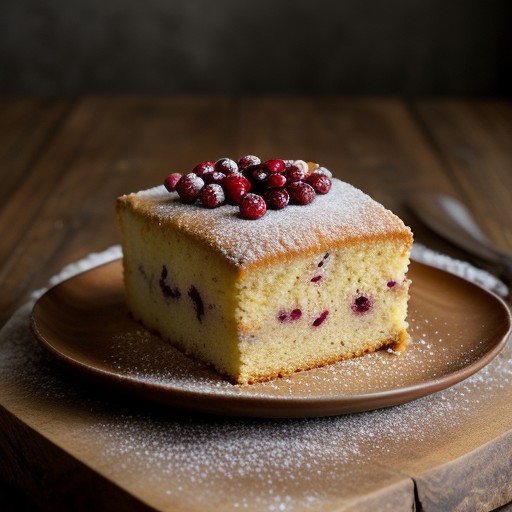 Orange and Cranberry Cake recipe image