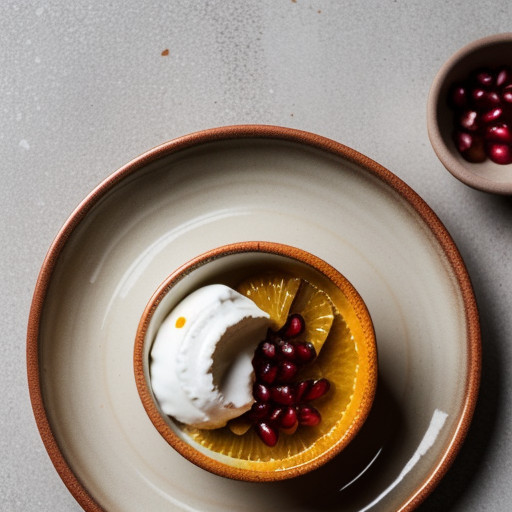 Oranges Filled With Raisins, Chickpeas, and Rice recipe image
