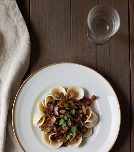 Orecchiette With Caramelized Shallots Pancett recipe image