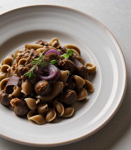 Orechiette Pasta With Red Onion recipe image