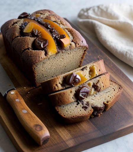 Oregon Hazelnut-Laced Chocolate Apricot Bread recipe image