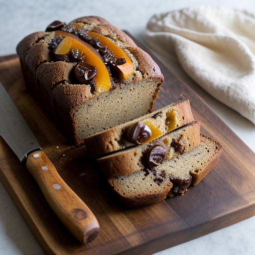 Oregon Hazelnut-Laced Chocolate Apricot Bread recipe image