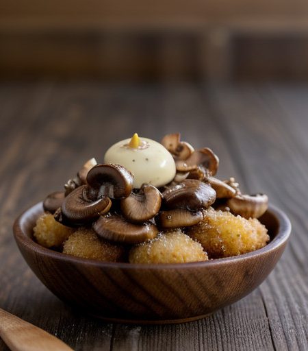 Oregon Hazelnut Mushroom Sauce recipe image