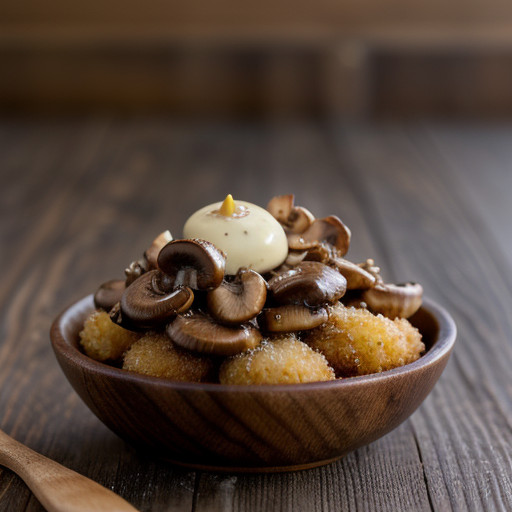 Oregon Hazelnut Mushroom Sauce recipe image